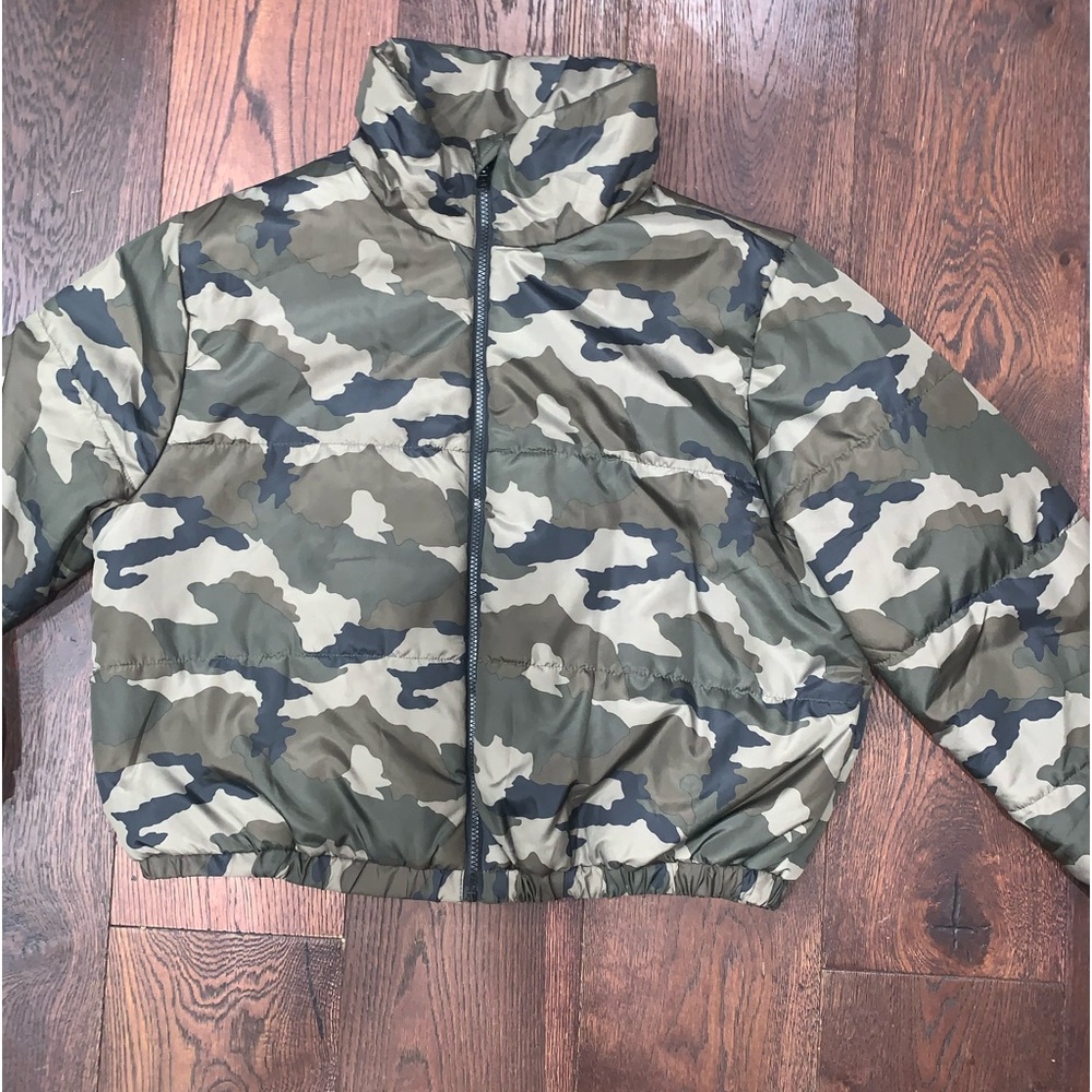 Camouflage Puffer Jacket